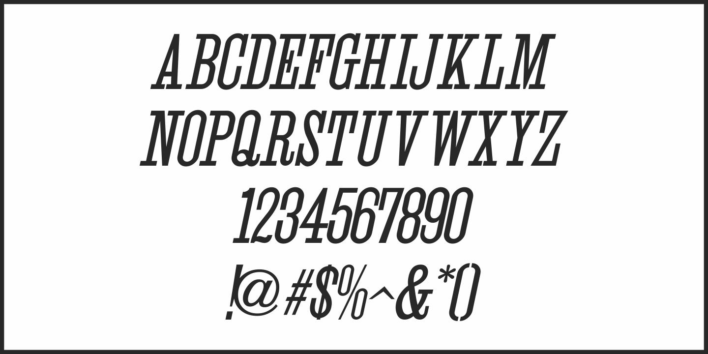 Пример шрифта Local Printer JNL #2
